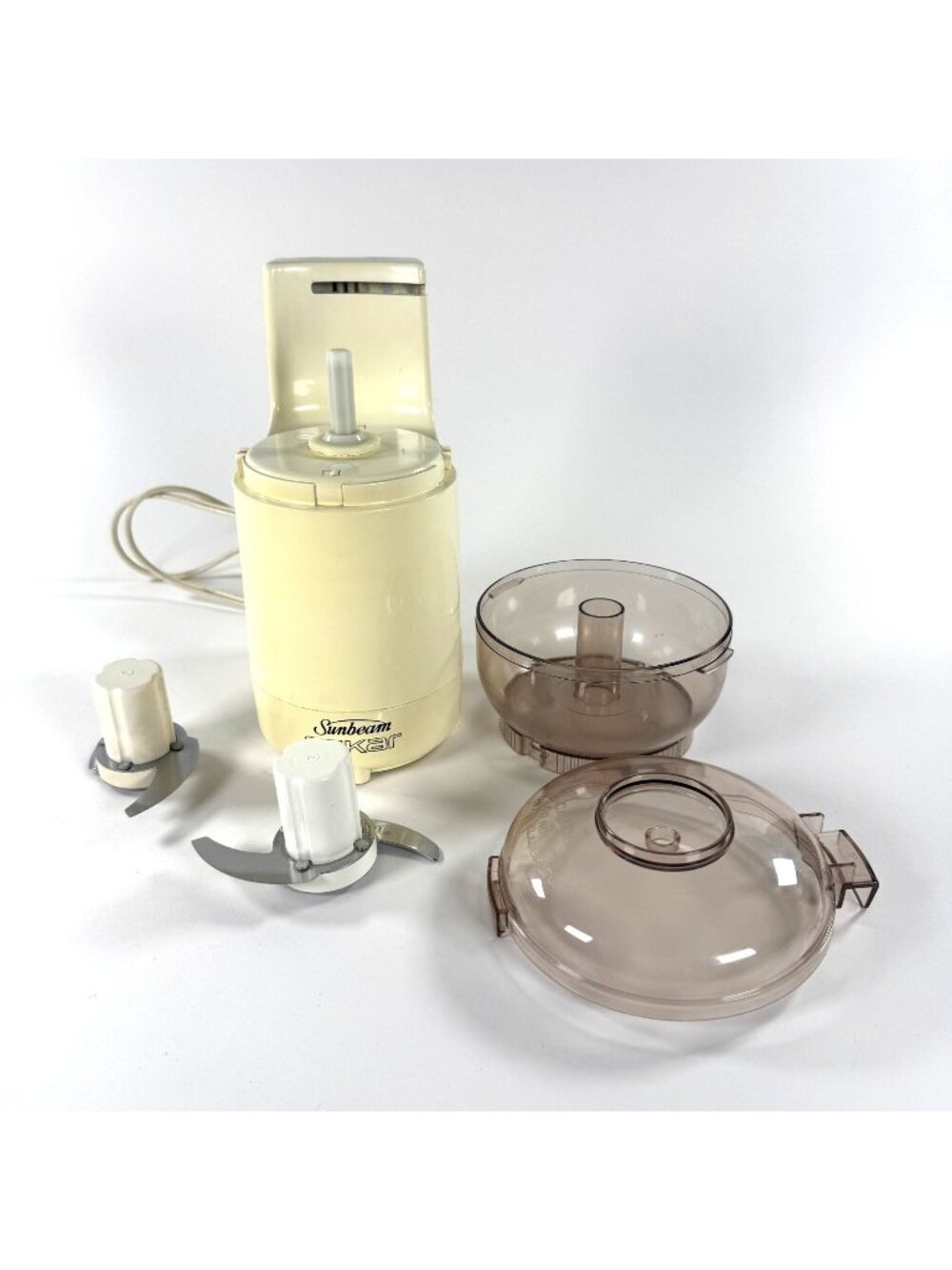Sunbeam Oskar Food Processor 14081 Tested 500 Watts France Bowl 2 Blades Tested